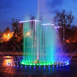 Прожектор для фонтану Aquaviva (3LED 3 Вт 12/24 В) RGB IP68